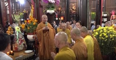 Hòa thượng Chủ tịch chúc Tết Tăng Ni, Phật tử các tỉnh, thành