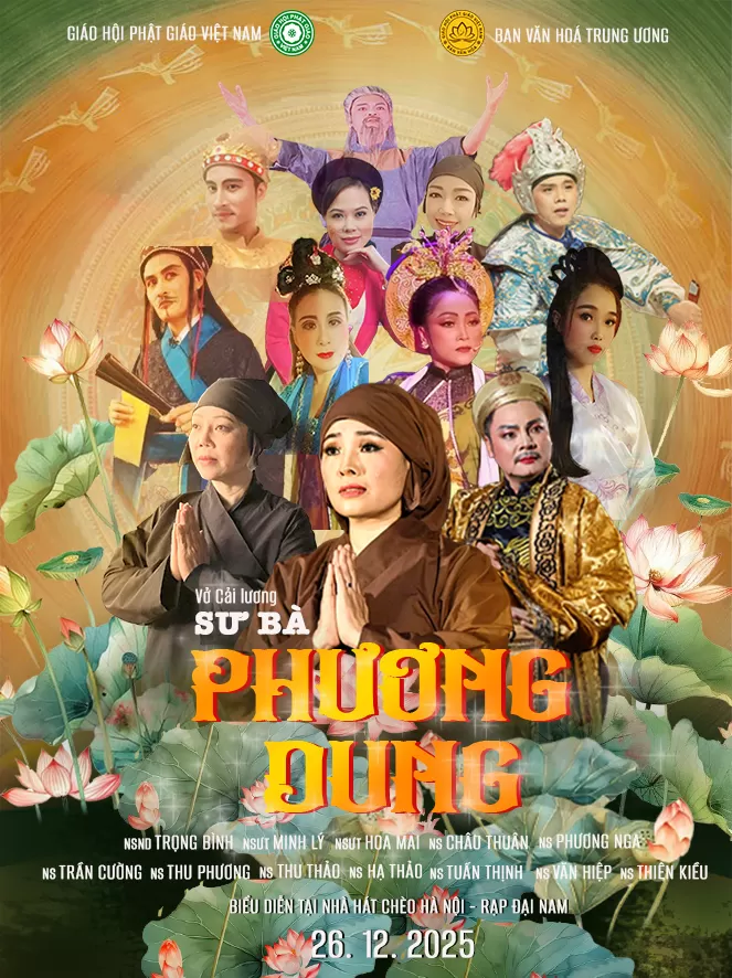 Ban Văn hóa Trung ương GHPGVN ra mắt vở cải lương “Sư bà Phương Dung”