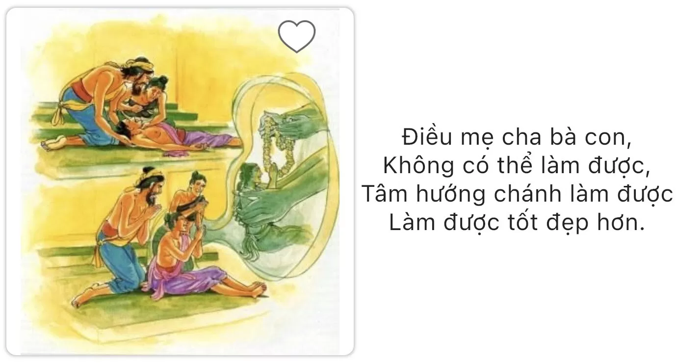 Tích truyện Pháp cú: Phẩm Tâm - 43. Vừa là cha, vừa là mẹ