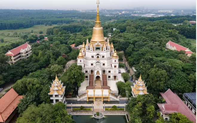 Nét kiến trúc độc đáo tại chùa Bửu Long