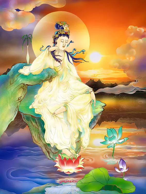 33 Hoá thân Quán Thế Âm Bồ Tát: 9.Thi Dược Quán Âm – Hóa thân Tỳ Sa Môn.