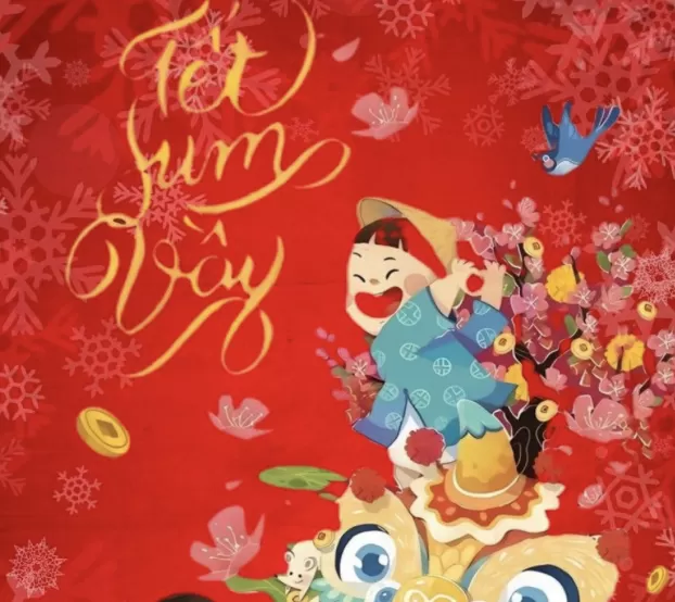 Câu chúc Tết mang âm hưởng Phật giáo