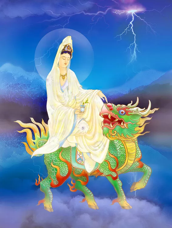 33 Hoá thân Quán Thế Âm Bồ Tát: 30. Nhất Như Quán Âm – Hóa thân Ca Lâu La.