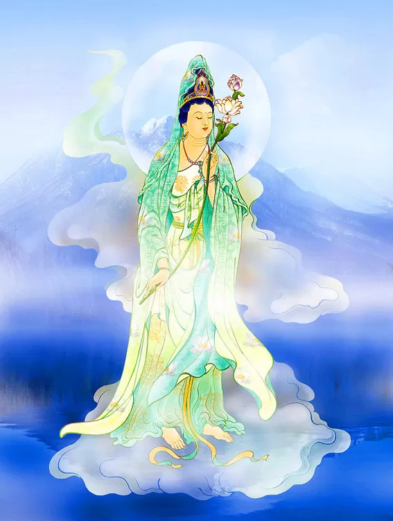 33 Hoá thân Quán Thế Âm Bồ Tát: 32.Trì Liên Quán Âm– Hóa thân Ma Hầu La Già