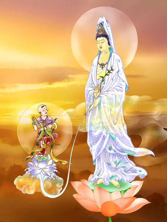 33 Hoá thân Quán Thế Âm Bồ Tát: 33. Sái Thủy Quán Âm– Hóa thân Chấp Kim Cang Thần