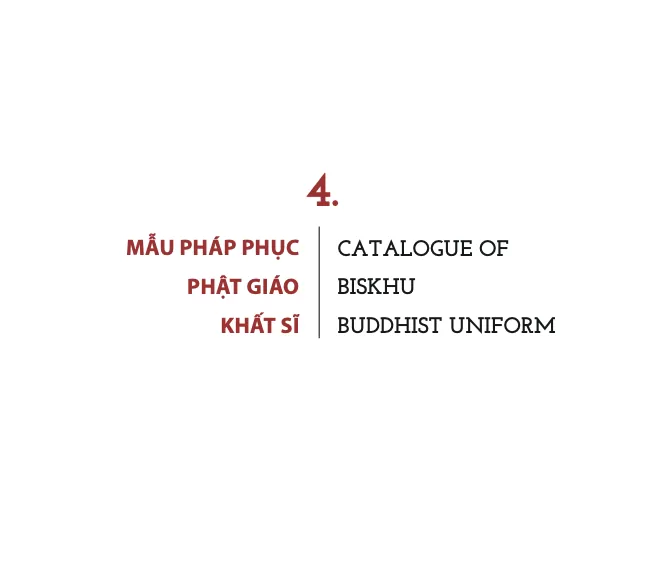 Pháp phục Phật giáo Việt Nam: 4. Mẫu Pháp phục Phật giáo Khất sĩ