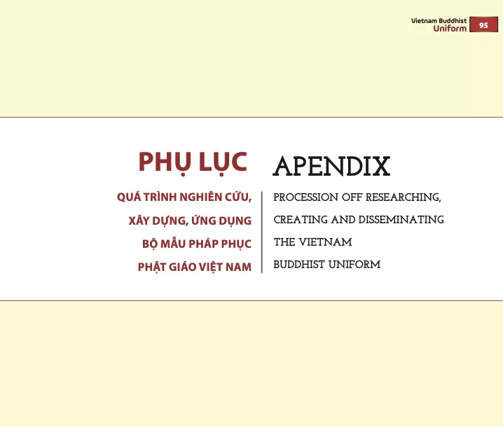 Pháp phục Phật giáo Việt Nam: Phụ lục - Các căn cứ văn bản