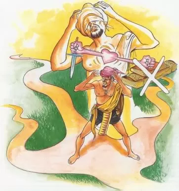 Kinh Pháp cú: II. Phẩm Tâm. 5.  Trưởng Lão Tâm Ðược Ðiều Phục