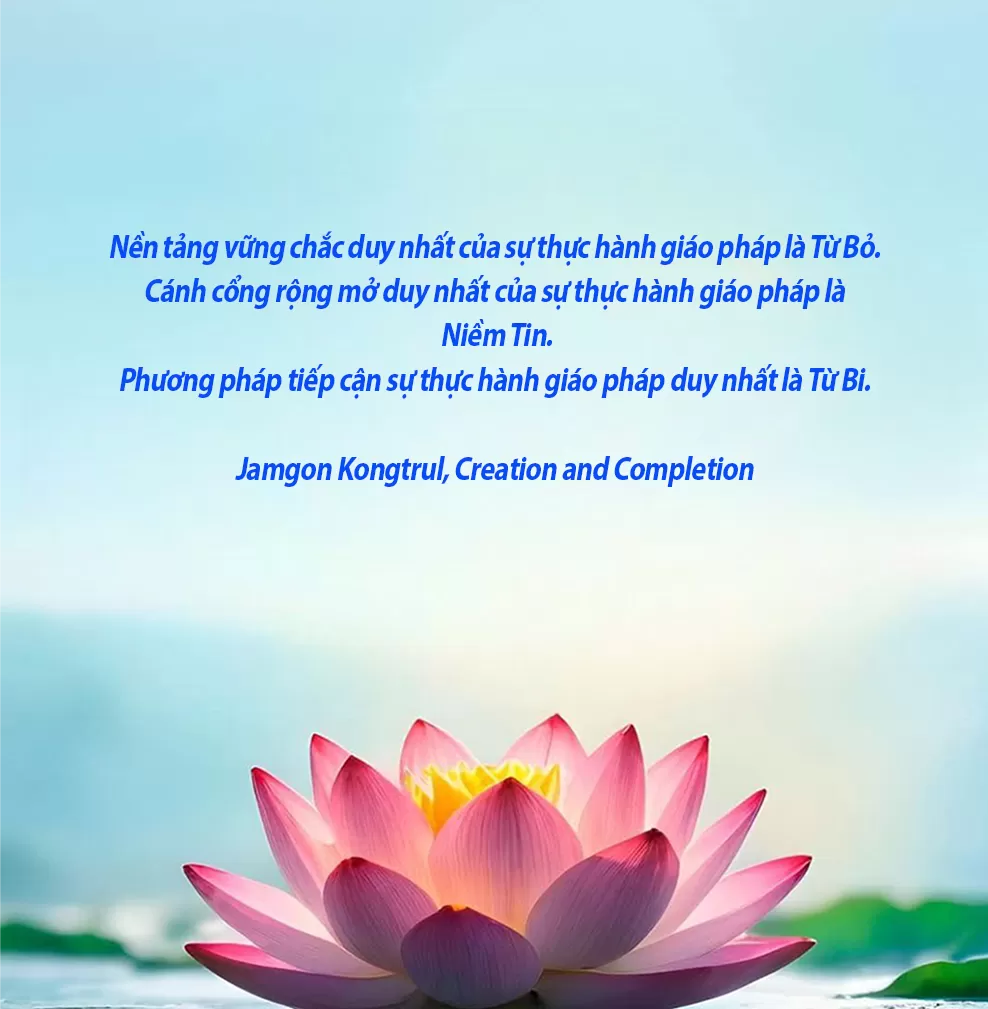 Sự từ bỏ - niềm tin - lòng từ bi