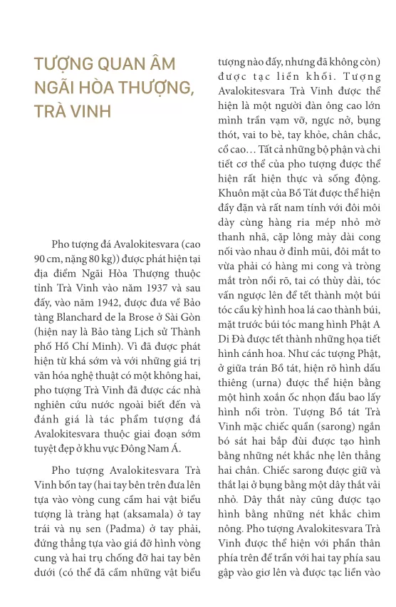 Di sản Phật giáo: Tượng Quan Âm, Ngãi Hoà Thượng, Trà Vinh