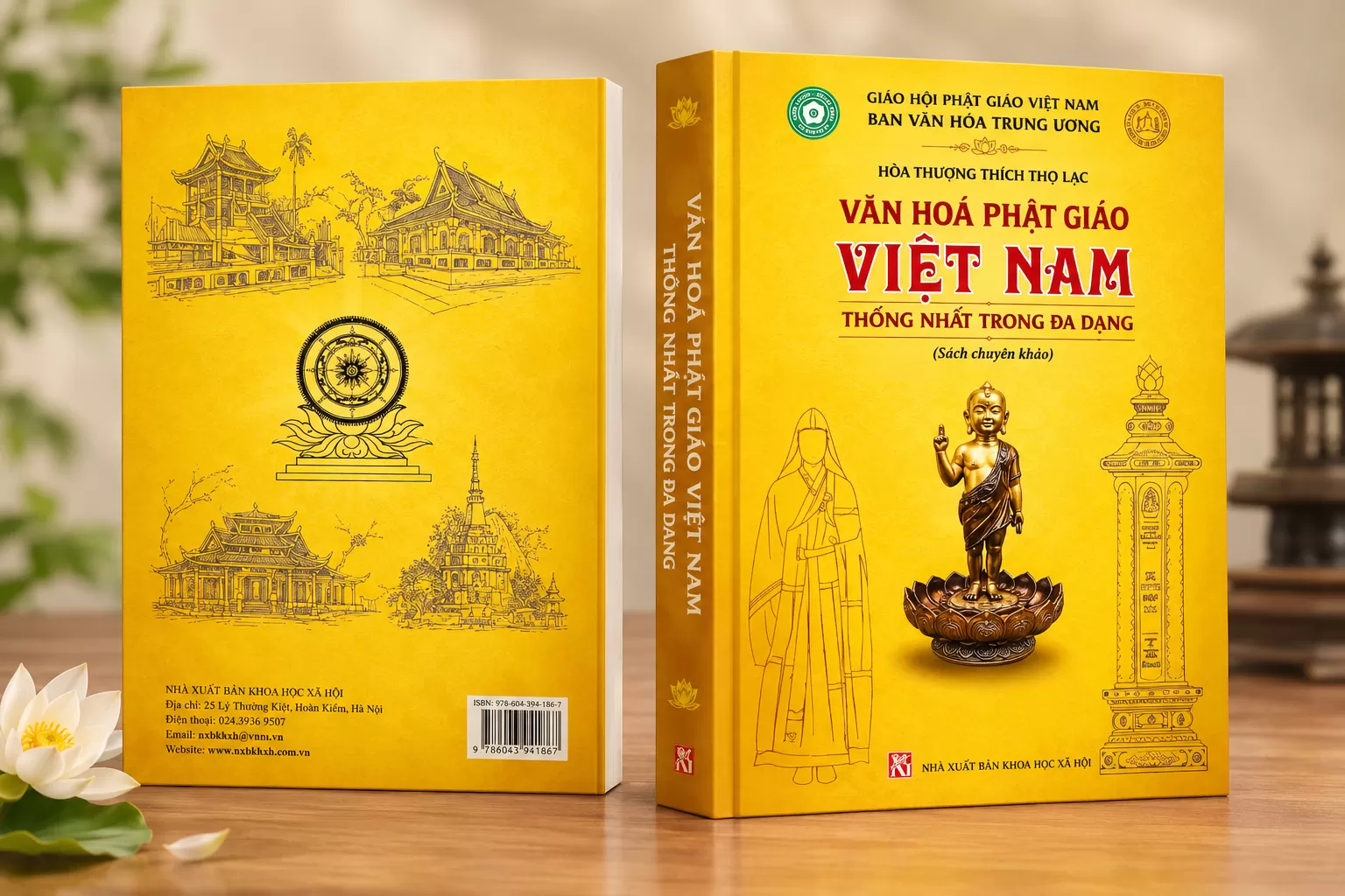 Ban Văn hoá Trung ương giới thiệu hai ấn phẩm về văn hoá Phật giáo chào mừng kỷ niệm 45 năm thành lập