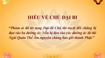 Giảng giải chú đại bi