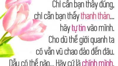 Dù thế nào hãy là chính mình