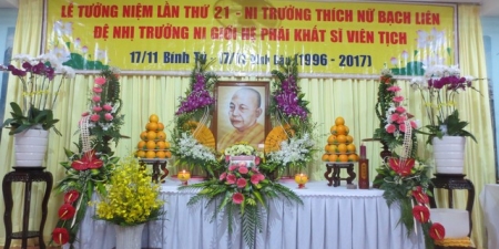 Lễ tưởng niệm Ni trưởng Bạch Liên