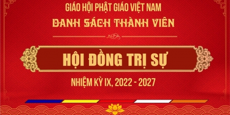 Danh sách Hội đồng trị sự GHPGVN nhiệm kỳ IX (2022 - 2027)