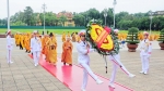 Đoàn Đại biểu Đại hội Phật giáo toàn quốc lần thứ VIII viếng lăng Chủ tịch Hồ Chí Minh
