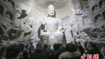 Tượng Phật 3D được trưng bày ở Trung Quốc