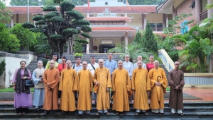 Ban Văn hóa Trung ương GHPGVN khảo sát thực địa tại Học viện PGVN tại Thừa Thiên Huế