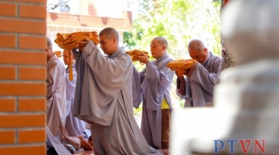 [Chùm ảnh] Truyền giới Tỳ kheo tại Đại Giới đàn Trí Độ