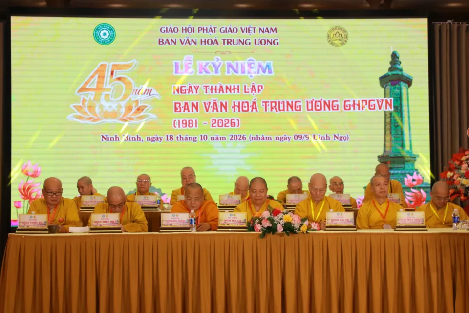 Ban Văn hóa Trung ương GHPGVN tổ chức chuỗi hoạt động kỷ niệm 45 năm thành lập và Hội thảo khoa học "Văn hóa Phật giáo Việt Nam trong bối cảnh chuyển đổi số: Thực tiễn và định hướng phát triển"