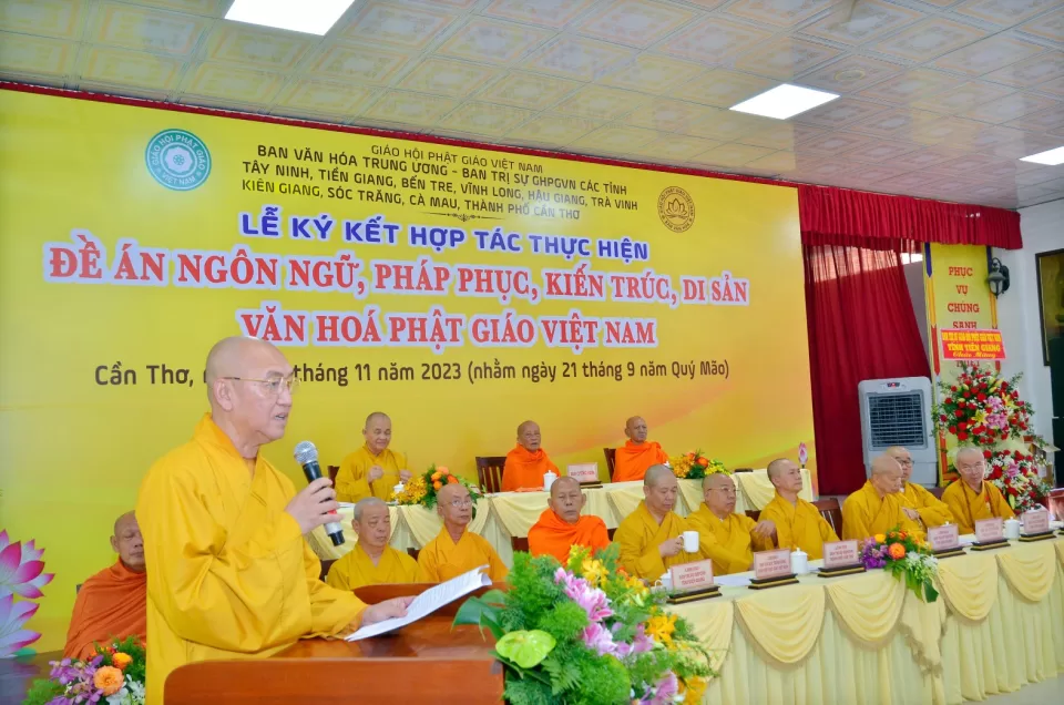 Ban Văn hóa Trung ương ký kết hợp với BTS Phật giáo 10 tỉnh thành Tây Nam Bộ