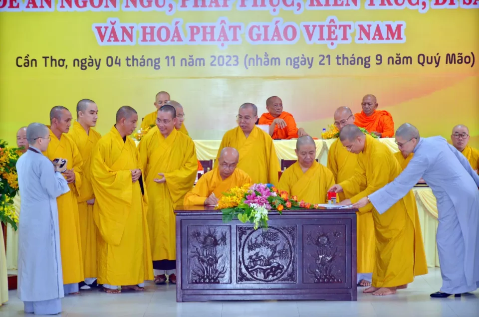 Ban Văn hóa Trung ương ký kết hợp với BTS Phật giáo 10 tỉnh thành Tây Nam Bộ