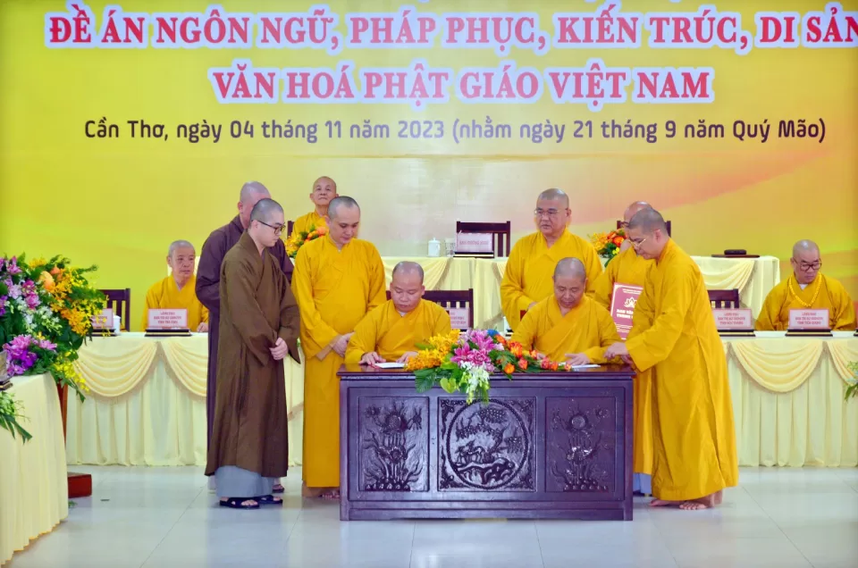Ban Văn hóa Trung ương ký kết hợp với BTS Phật giáo 10 tỉnh thành Tây Nam Bộ