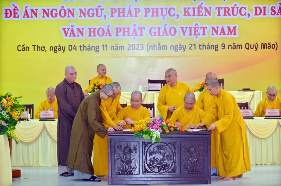 Ban Văn hóa Trung ương ký kết hợp với BTS Phật giáo 10 tỉnh thành Tây Nam Bộ