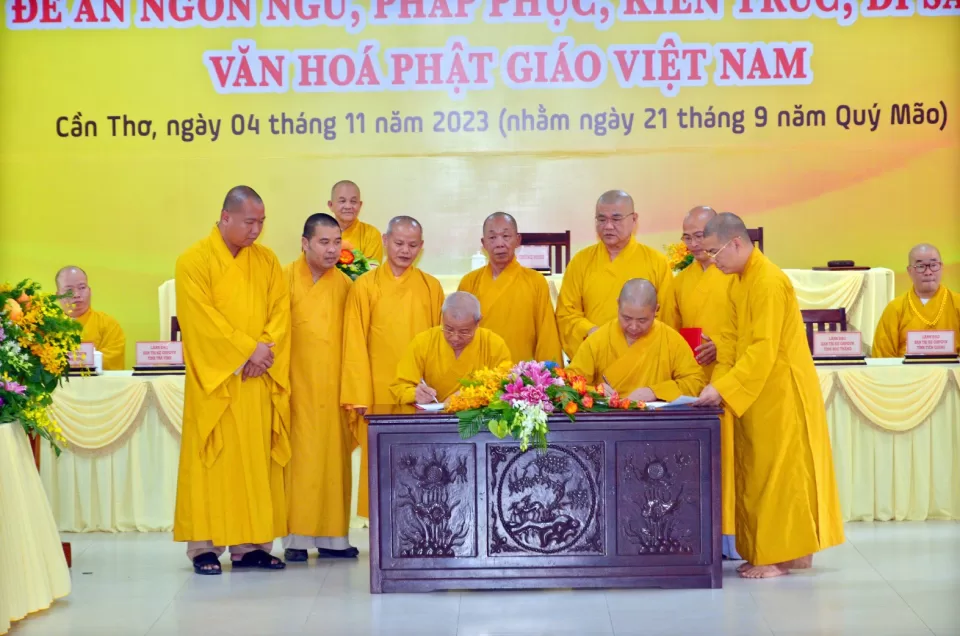 Ban Văn hóa Trung ương ký kết hợp với BTS Phật giáo 10 tỉnh thành Tây Nam Bộ