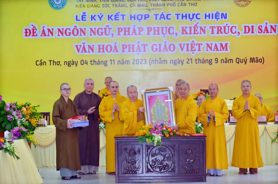 Ban Văn hóa Trung ương ký kết hợp với BTS Phật giáo 10 tỉnh thành Tây Nam Bộ