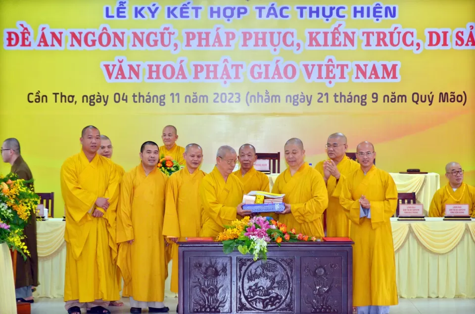 Ban Văn hóa Trung ương ký kết hợp với BTS Phật giáo 10 tỉnh thành Tây Nam Bộ