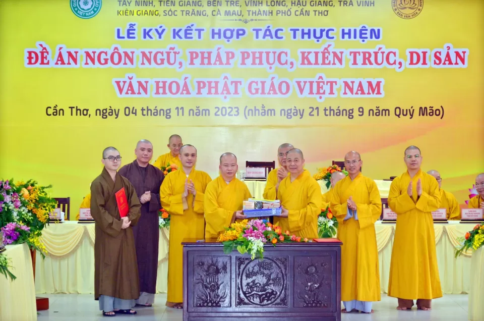 Ban Văn hóa Trung ương ký kết hợp với BTS Phật giáo 10 tỉnh thành Tây Nam Bộ