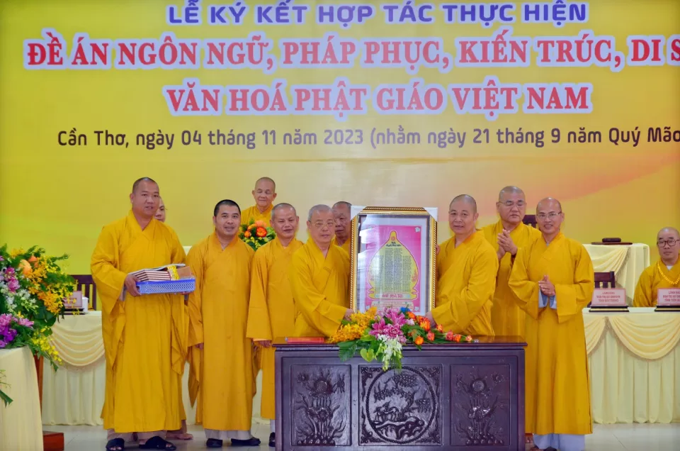 Ban Văn hóa Trung ương ký kết hợp với BTS Phật giáo 10 tỉnh thành Tây Nam Bộ