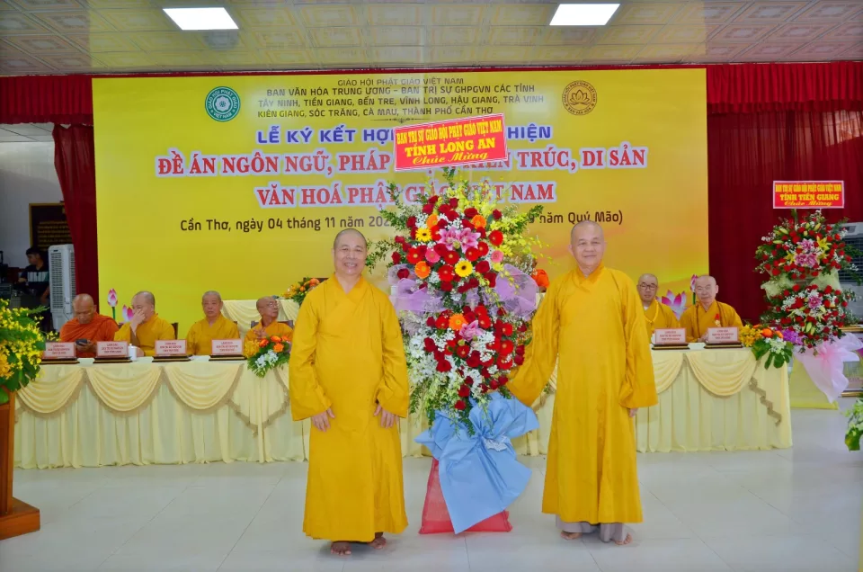 Ban Văn hóa Trung ương ký kết hợp với BTS Phật giáo 10 tỉnh thành Tây Nam Bộ