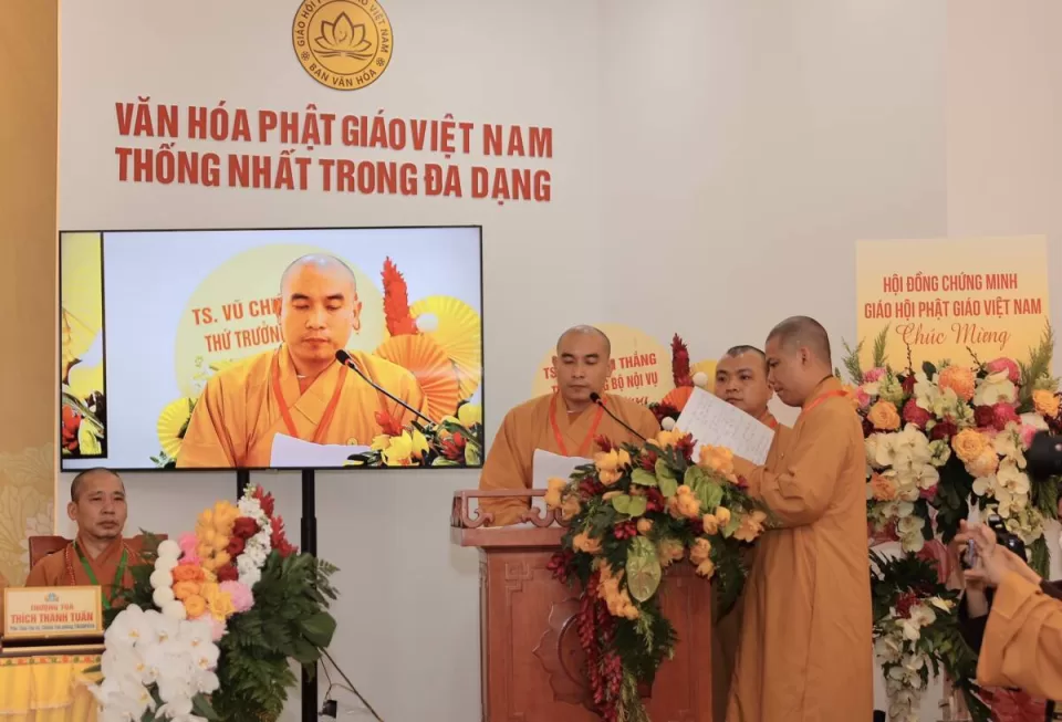 Công bố quyết định và ra mắt nhân sự Ban Văn hóa T.Ư GHPGVN nhiệm kỳ IX (2022-2027)