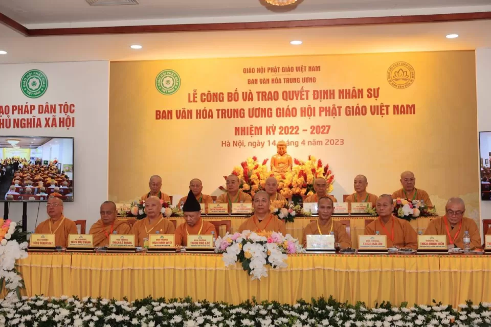 Công bố quyết định và ra mắt nhân sự Ban Văn hóa T.Ư GHPGVN nhiệm kỳ IX (2022-2027)