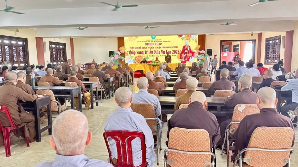 Họp triển khai kế hoạch tổ chức sự kiện văn hóa Phật giáo “Thắp Sáng Tri ân Mùa Vu Lan 2023”
