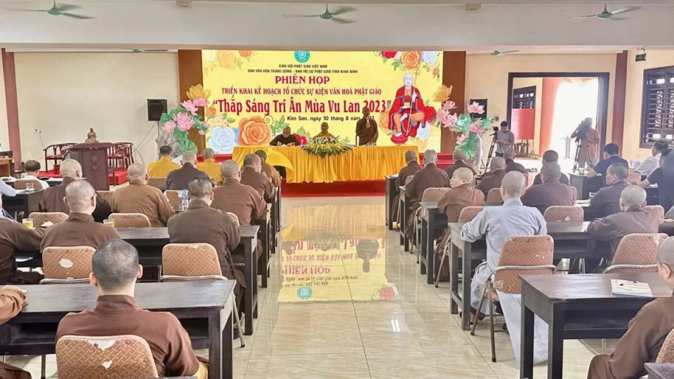 Họp triển khai kế hoạch tổ chức sự kiện văn hóa Phật giáo “Thắp Sáng Tri ân Mùa Vu Lan 2023”