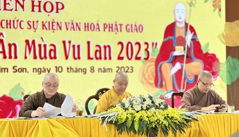 Họp triển khai kế hoạch tổ chức sự kiện văn hóa Phật giáo “Thắp Sáng Tri ân Mùa Vu Lan 2023”