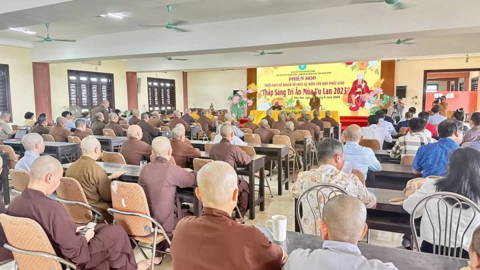 Họp triển khai kế hoạch tổ chức sự kiện văn hóa Phật giáo “Thắp Sáng Tri ân Mùa Vu Lan 2023”
