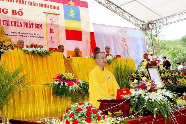 Ninh Bình: Lễ công bố quyết định bổ nhiệm trụ trì chùa Phật Sơn