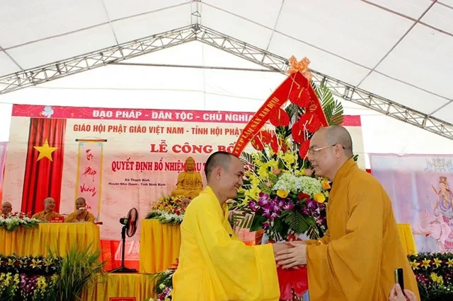 Ninh Bình: Lễ công bố quyết định bổ nhiệm trụ trì chùa Phật Sơn