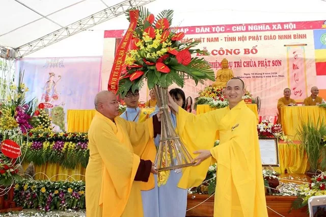 Ninh Bình: Lễ công bố quyết định bổ nhiệm trụ trì chùa Phật Sơn