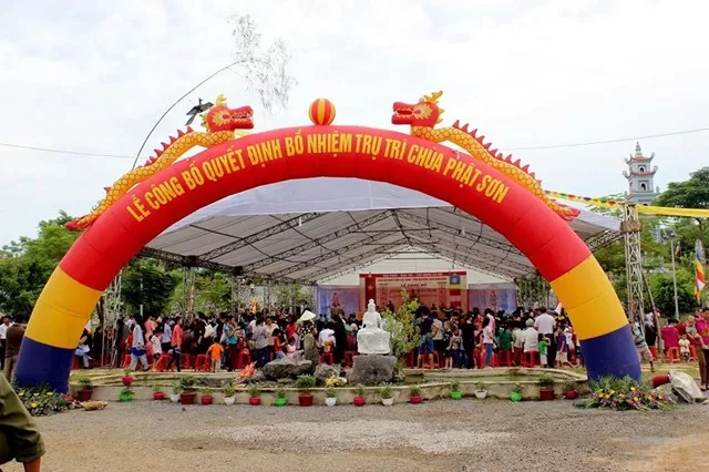 Ninh Bình: Lễ công bố quyết định bổ nhiệm trụ trì chùa Phật Sơn