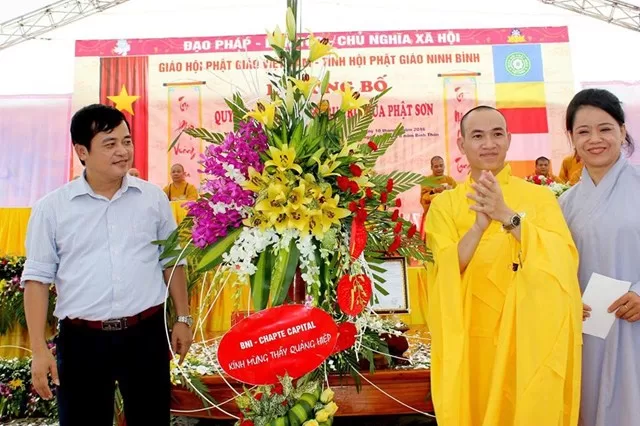 Ninh Bình: Lễ công bố quyết định bổ nhiệm trụ trì chùa Phật Sơn