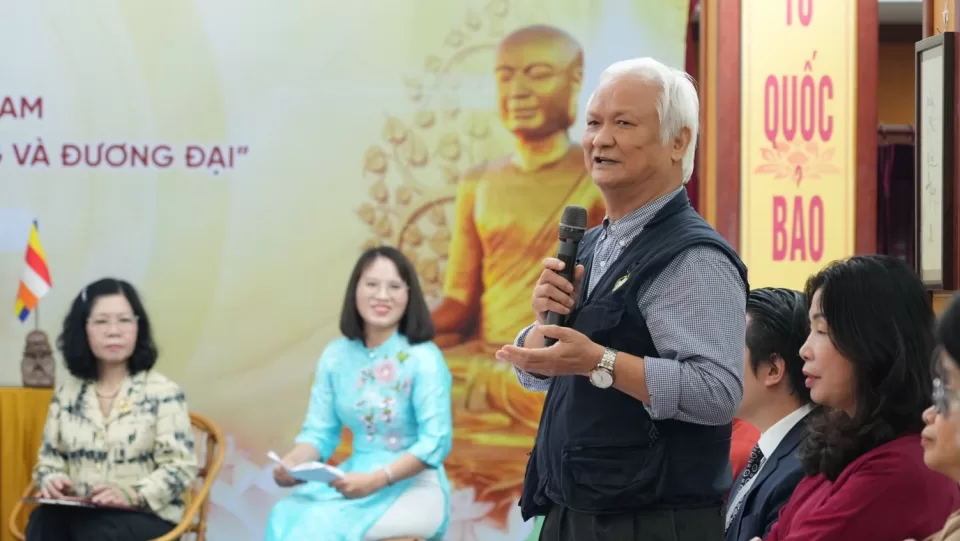 Trà đàm “Phật giáo và bản sắc văn hóa Phật giáo Việt Nam” – Định hướng sáng tác nghệ thuật Phật giáo “Sáng đạo trong đời”