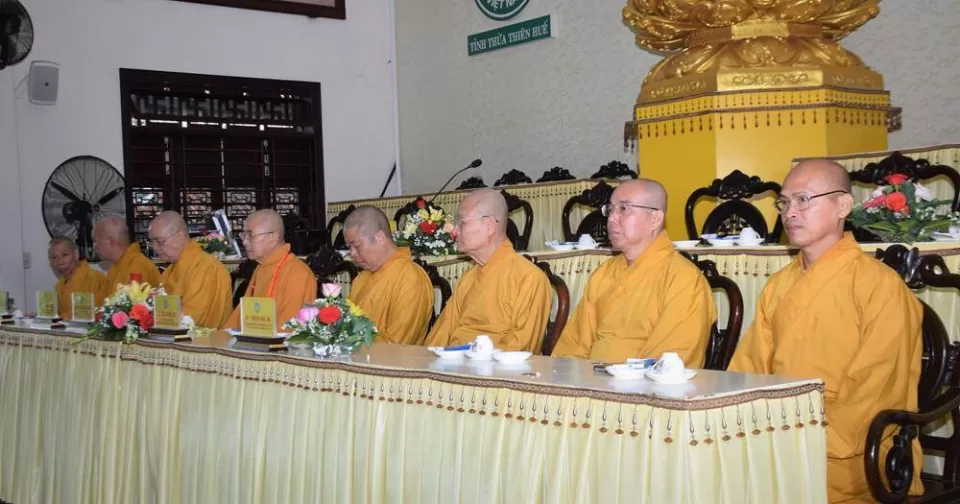 TT. Huế: Ban Văn hoá TƯ triển khai trao đổi tập huấn Pháp phục, kiến trúc, Di sản Phật giáo các tỉnh thành khu vực Trung bộ