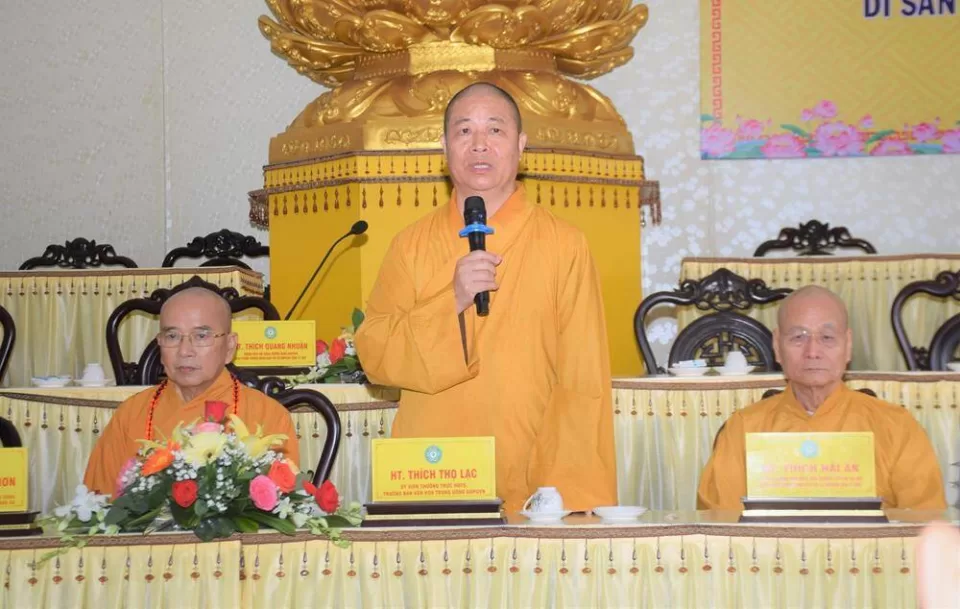 TT. Huế: Ban Văn hoá TƯ triển khai trao đổi tập huấn Pháp phục, kiến trúc, Di sản Phật giáo các tỉnh thành khu vực Trung bộ