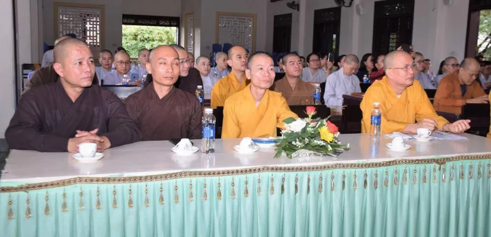 TT. Huế: Ban Văn hoá TƯ triển khai trao đổi tập huấn Pháp phục, kiến trúc, Di sản Phật giáo các tỉnh thành khu vực Trung bộ