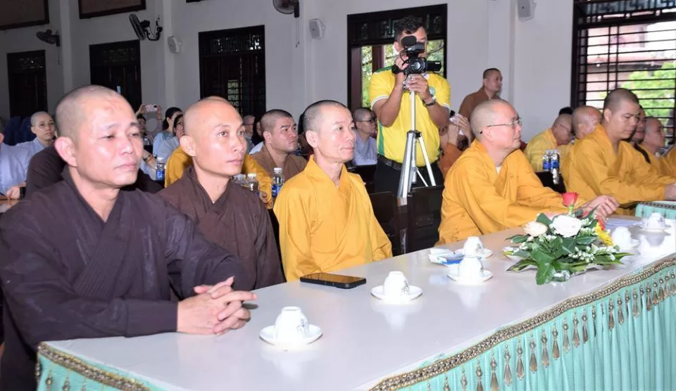 TT. Huế: Ban Văn hoá TƯ triển khai trao đổi tập huấn Pháp phục, kiến trúc, Di sản Phật giáo các tỉnh thành khu vực Trung bộ